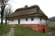 white ukrainian hut