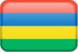 Mauritius Flag Button