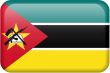 Mozambique Flag Button