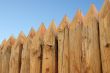 Wooden paling