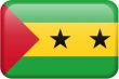Sao Tome and Principe Flag Button