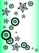 stars and circles abstract