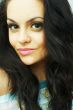 Portrait of beautiful young sexy brunette