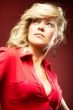 sexy girl in red blouse