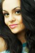 Portrait of beautiful young sexy brunette