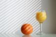 Orange and juice