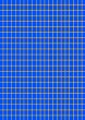 Rough orange check on blue