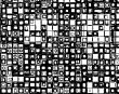 Funky 1960s square pattern