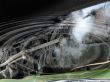 Locomotive wheels reflection