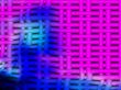 Blue and purple techno background