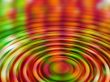 coloured rippled reflection
