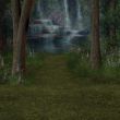 Background Waterfall
