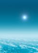 flight above the sky