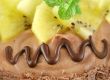 Chocolate Mousse And Kiwi Fruit