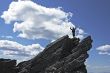 At the top of world