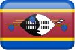 Swaziland Flag Button