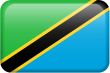 Tanzania Flag Button