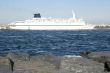 Big ship in Bosporus. Turkey.
