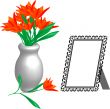 Photoframe with vase