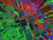 Background - abstract city with glass buildings