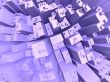 Background - abstract city with high buildings