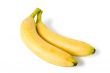 two bananas isolated