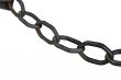 Isolated chain at white background