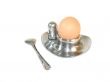 Business breakfast egg on a support