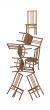 Pyramid from the seven plastic chairs