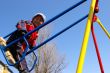 The Boy on seesaw