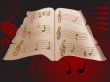 Old book with notes
