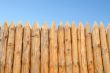Wooden paling