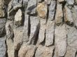 Wall from the stones fastened by cement