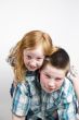 happy sibling