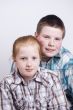 happy sibling
