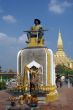 King and stupa