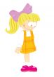 Yellow-hair_little_girl_in_orange_dress