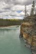 Wood, the river and clouds