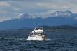 Ship in the Beagle Channel, near Ushuaia.