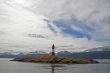 Famous lighthouse on the Beagle Channel.