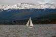 Yacht in the Beagle Channel, near Ushuaia.