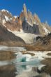 Mount Cerro Torre from lake Torre