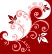 red curls background