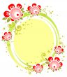yellow flowers frame