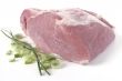 Meat on white background