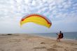 Parachute on the beach