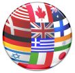Sphere from country flags