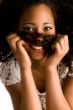 Very happy african girl