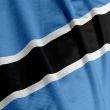 Botswana Flag Closeup