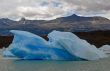 Iceberg in lake Argentino near Upsala glacier.